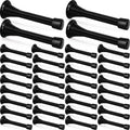 Chumia 36 Pieces Spring Door Stopper With Rubber Bumper Flexible Spring Heavy Duty Wall Door Stop For Home Offices Schools(Matte
