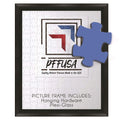 PictureFrameFactoryOutlet | 18x24 Puzzle Frame | Picture Frame | Poster Frame | 1.25 Inch Black MDF Frame | Plexi Glass and Hang