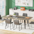 Tribesigns 6FT Conference Table, 70.86L x 35.43W x 29.52H Inches Boat Shaped Meeting Table, Modern Seminar Table for Office Meet