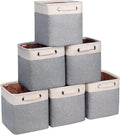 Kntiwiwo Cube Storage Bins 10.5    x 10.5 x 11    Cloth Baskets for Storage with Handles for Shelf, Closet, Nursery, Office Orga