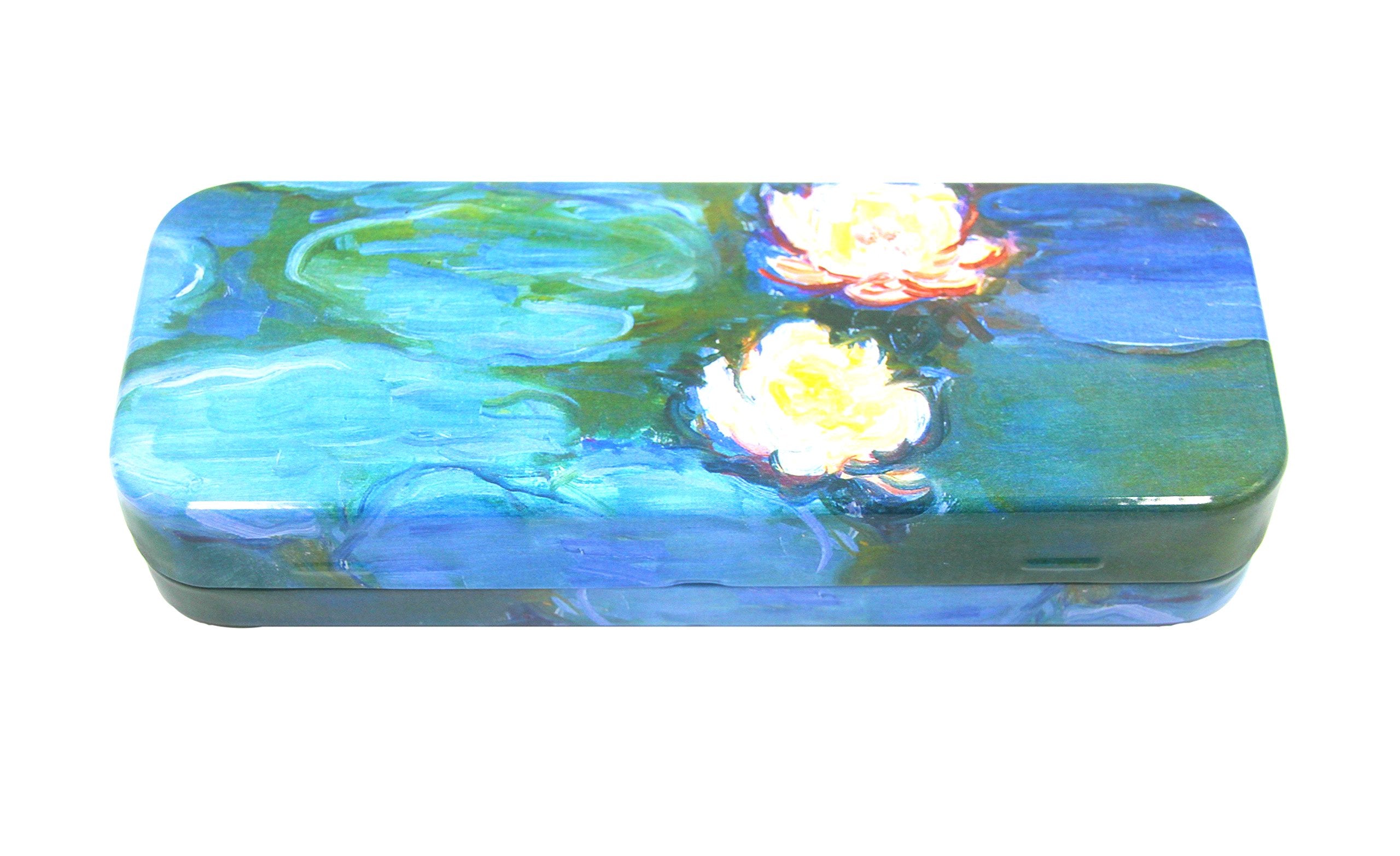 Daho Mega Tin Pencil/Storage Box With World Famous Arts For Office, Home, Makeup, Accessories Storage (Les Nymph  As)