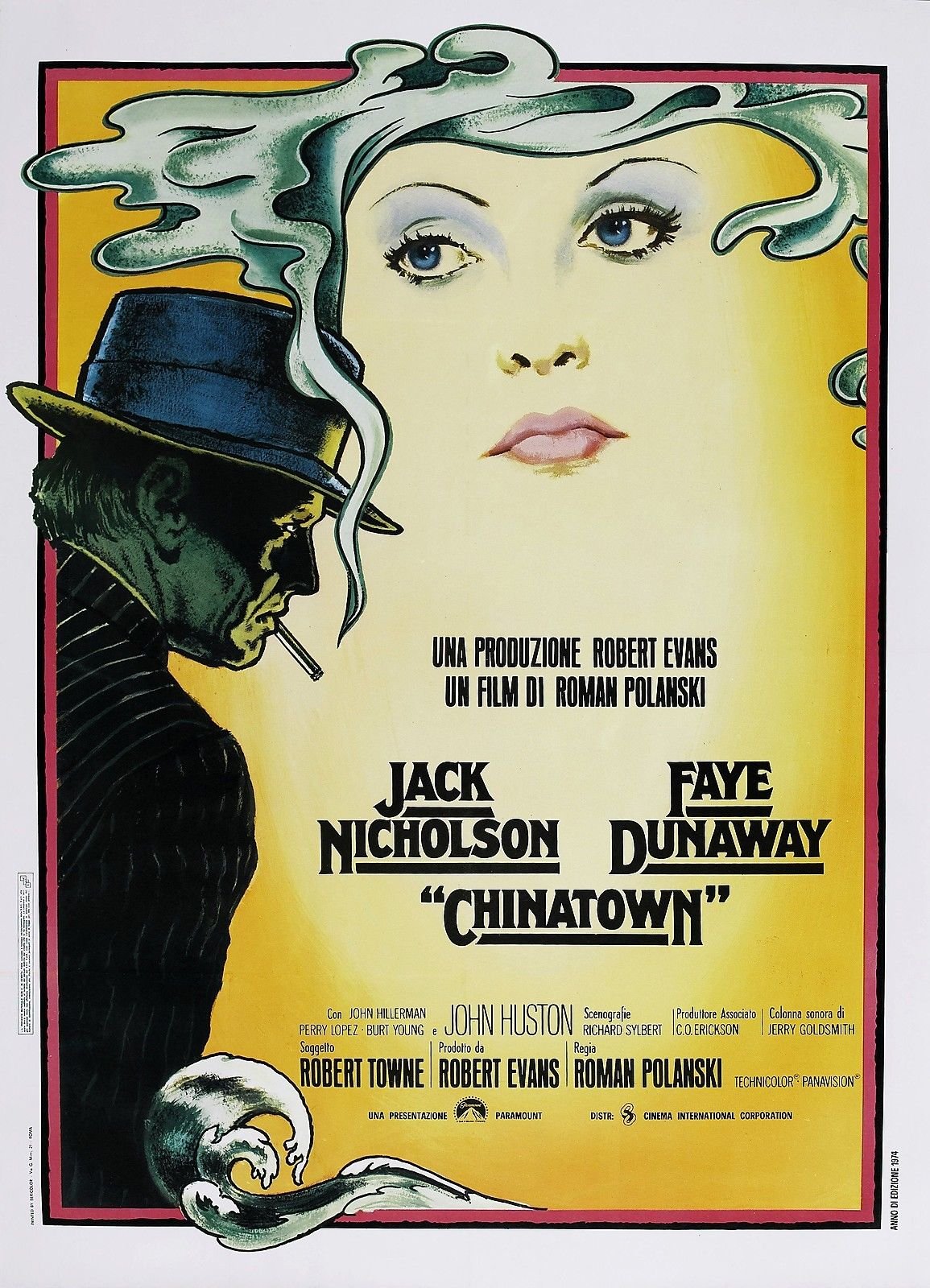 Chinatown (1974) Movie Poster 24x36 This Poster is Certified with Sequential Holographic Sticker for Authenticity