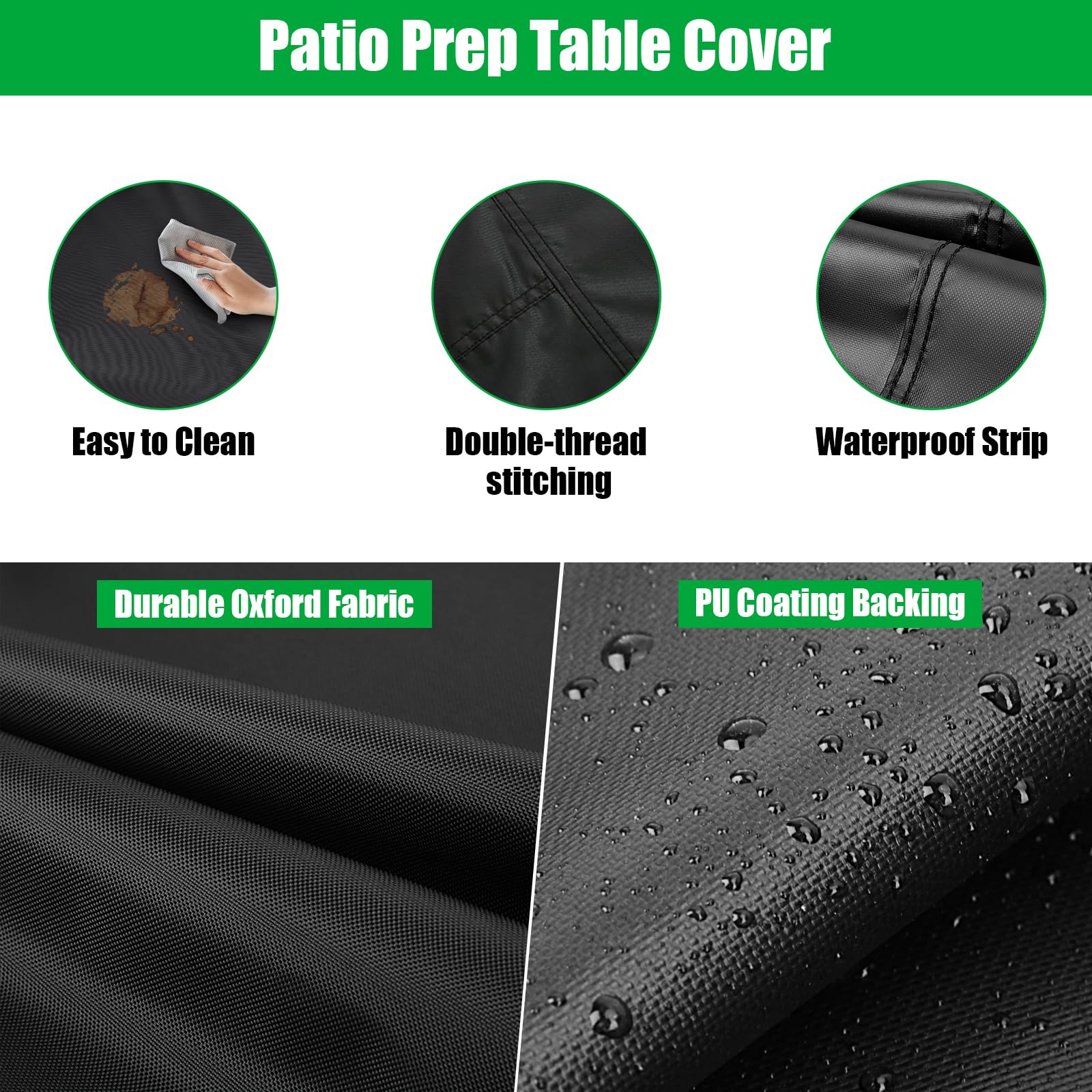 Jungda Outdoor Prep Table Cover, 24 Inch Waterproof Stainless Steel Prep Cart Table Cover,Patio Kitchen Grill Bbq Food Prep Table Cover - 24 X 18 X 34 Inch