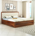 Mamta Decoration Sheesham Wood King Size Bed With Box Storage, Wooden Double Bed Cot Palang Furniture For Bedroom Living Room Ho