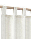 KOUFALL Short Curtains for Bathroom Window,Boho Linen Cafe Sheer Small Window Curtains for Bedroom,Cream Ivory Off White