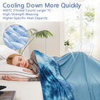 Topcee Cooling Blanket (90''X90''Queen Size) For Hot Sleepers And Night Sweats,100% Oeko-Tex Certified,Arc-Chill Q-Max >0.5 Cool