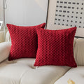 Kevin Textile Pillow Covers Cushion Cases Christmas Throw Pillow Cover Stripe Pattern Decorative Soft Corduroy Cushion Covers St