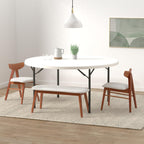 Lorell Banquet Table, 71 by 71 by 29-1/4-Inch, Platinum