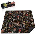 Supfitness Extra Large Picnic Blankets Waterproof Foldable (80'X 80') Mushroom Beach Blanket Waterproof Sandproof,3-Layer Thic