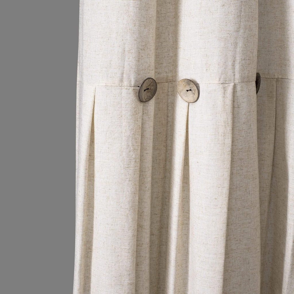 Awellife Extra Long Shower Curtain For Bathroom 84 Inch Shower Curtain Linen And Cotton Woven Fabric Country Rustic Style Shower Curtain Set Natural Farmhouse