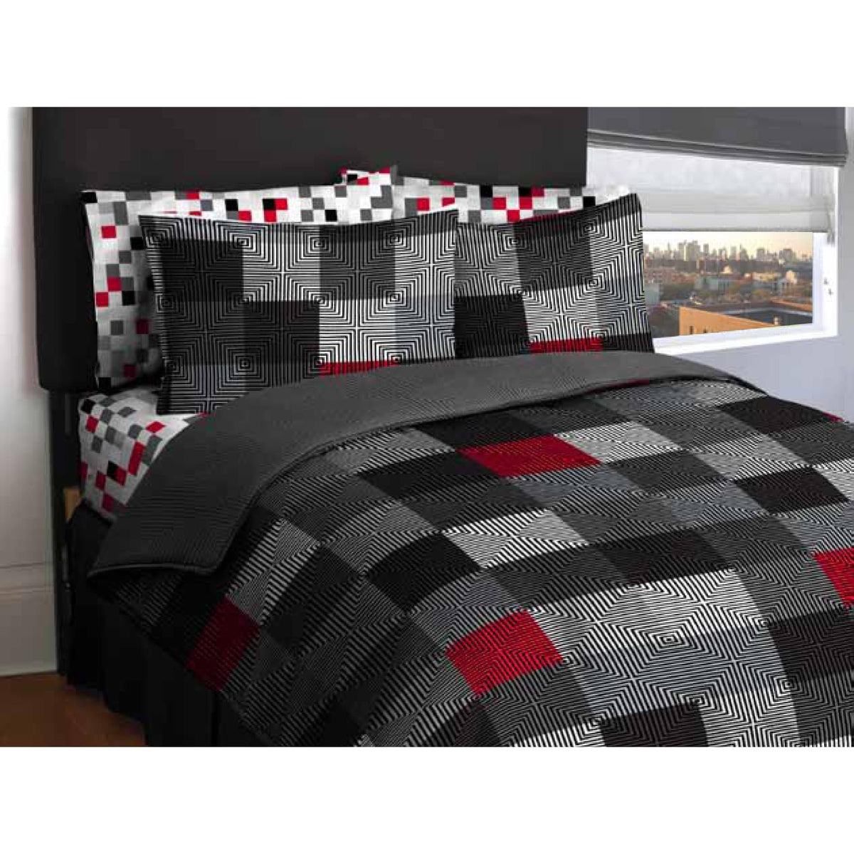 Loft Living Geo Blocks Bed In A Bag, Twin