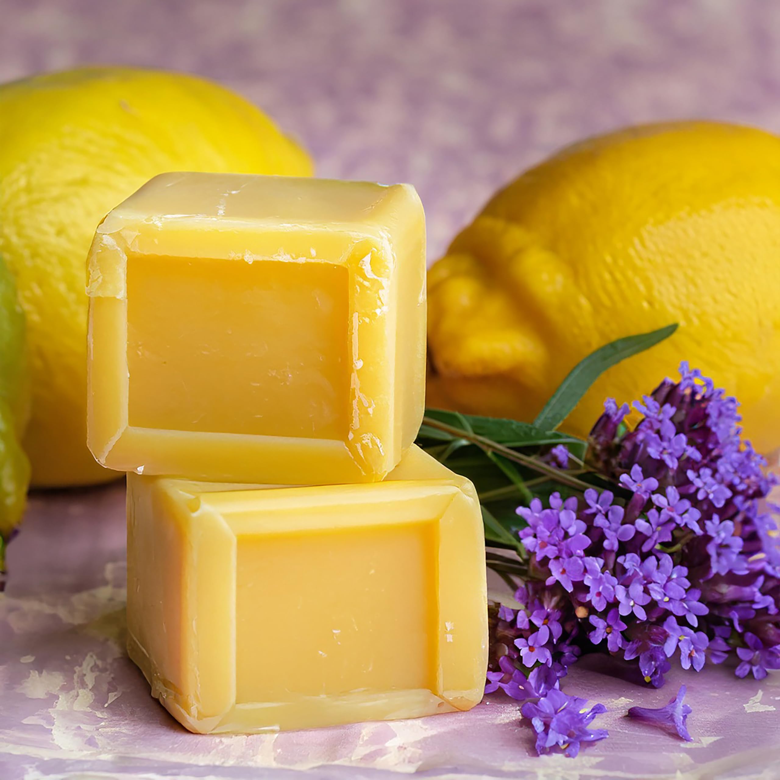 Candlecopia Lemon Verbena Strongly Scented Hand Poured Vegan Wax Melts, 12 Scented Wax Cubes, 6.4 Ounces In 2 X 6-Packs (Lemon V