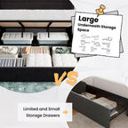 Sha Cerlin King Size Lift Up Storage Bed/Velvet Upholstered/Modern Wingback Headboard/Upholstered Platform Bed Frame/Hydraulic Storage/No Box Spring Needed/Black