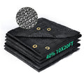 Kesfitt Garden 40% Shade Cloth, Resistant Sun Shade Net 10X20Ft Mesh Tarp With Hdpe Material And Reinforced Grommets Shade Trap