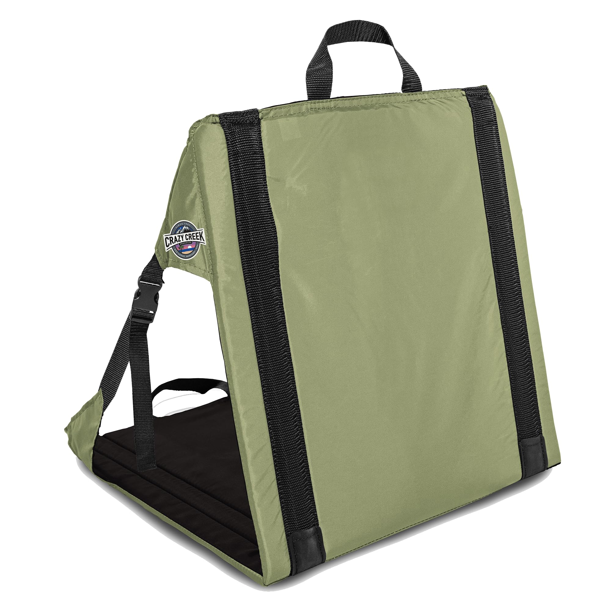 Crazy Creek The Chair Perfect for Stadium Seats, Camping, Hiking & More, Comfort on All Terrains, Adjustable Straps, Lightweight