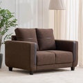 Home Centre 2 Seater Berry Fabric Sofa|Fabric Sofa For Living Room|(Brown)|2 Year Warranty
