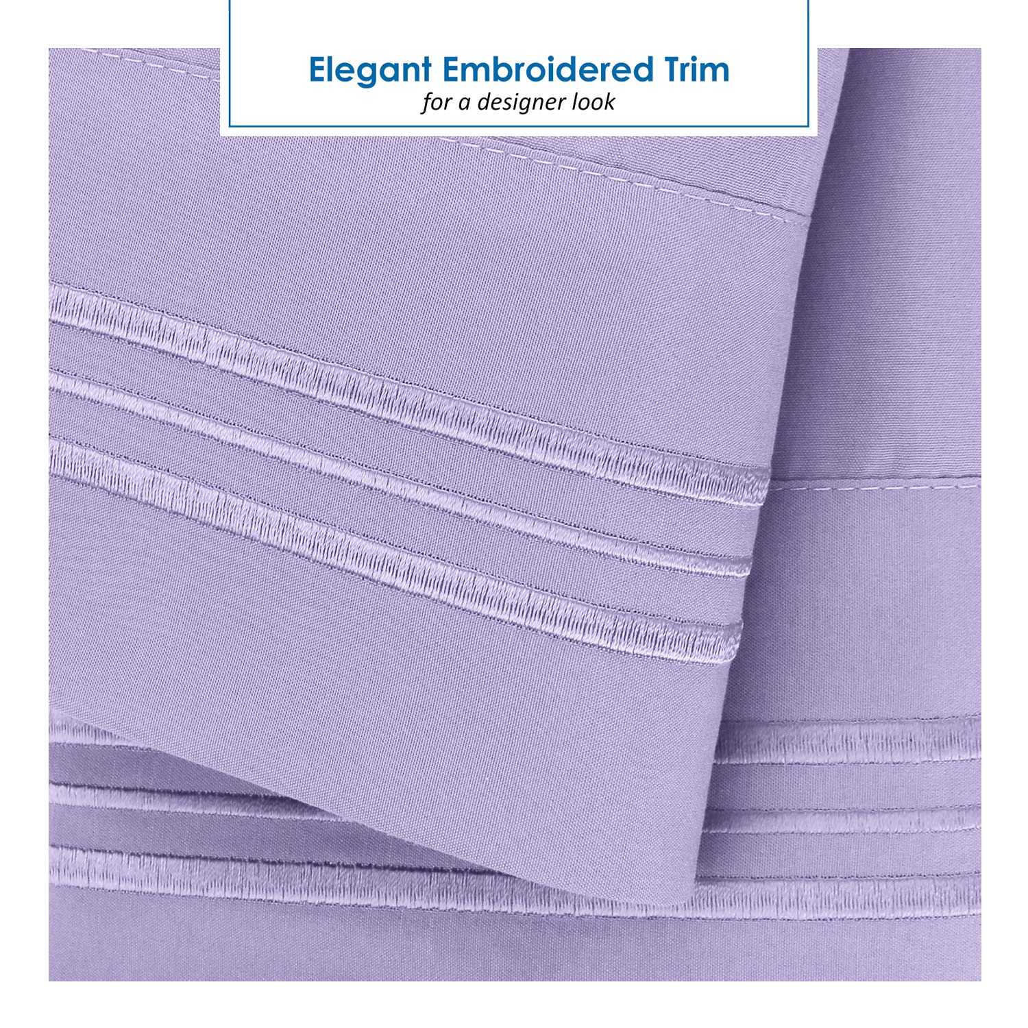 Nestl Lavender Rv Queen Sheets – Super Soft Rv Short Queen Sheets For Rv Camper, 4 Piece 1800 Microfiber Fitted Rv Sheets, Double Brushed Rv Bed Sheets Set, Camper Sheets And Pillowcases