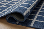 Loloi Chris Loves Julia X Polly Navy/Silver 3'-6'' X 5'-6'' Accent Rug