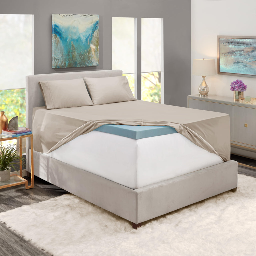 Nestl Extra Deep Pocket Sheets - Fits Mattress 18-24 Inches Deep, Extra Deep Pocket Queen Sheets Sets, 4 Piece Queen Size Sheets, Queen Sheets Deep Pocket, Linen