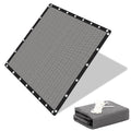 Emerit 90% Shade Cloth Sun Shade Fabric For Patio Garden Pergola Shade Cover Canopy With Gromments (Grey, 10X14 Ft)