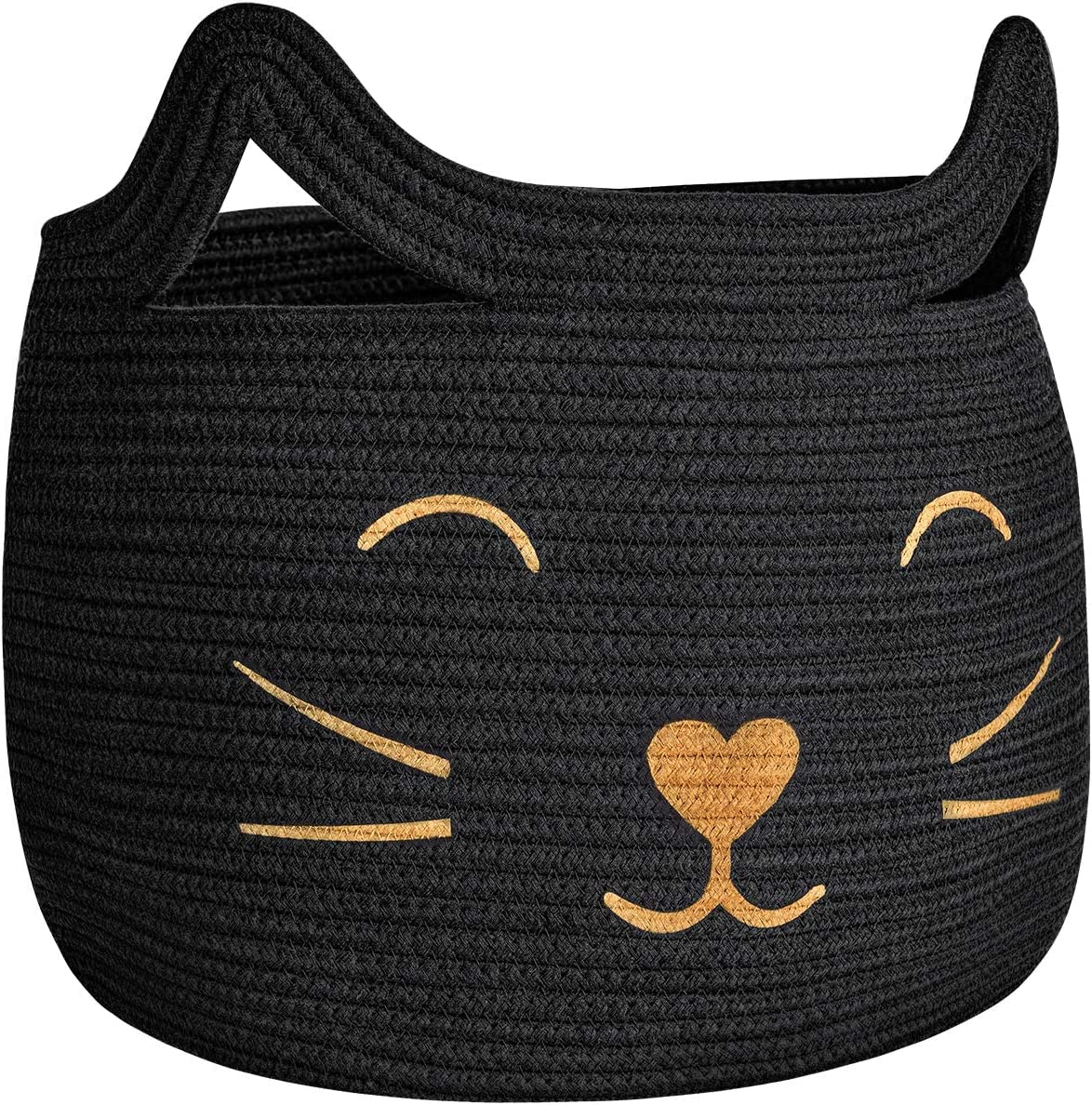 2 GUDD RUGS Cotton Rope Storage Basket, Laundry Basket Organizer for Towels, Blanket, Toys, Clothes, Gifts | Pet Gift Basket for