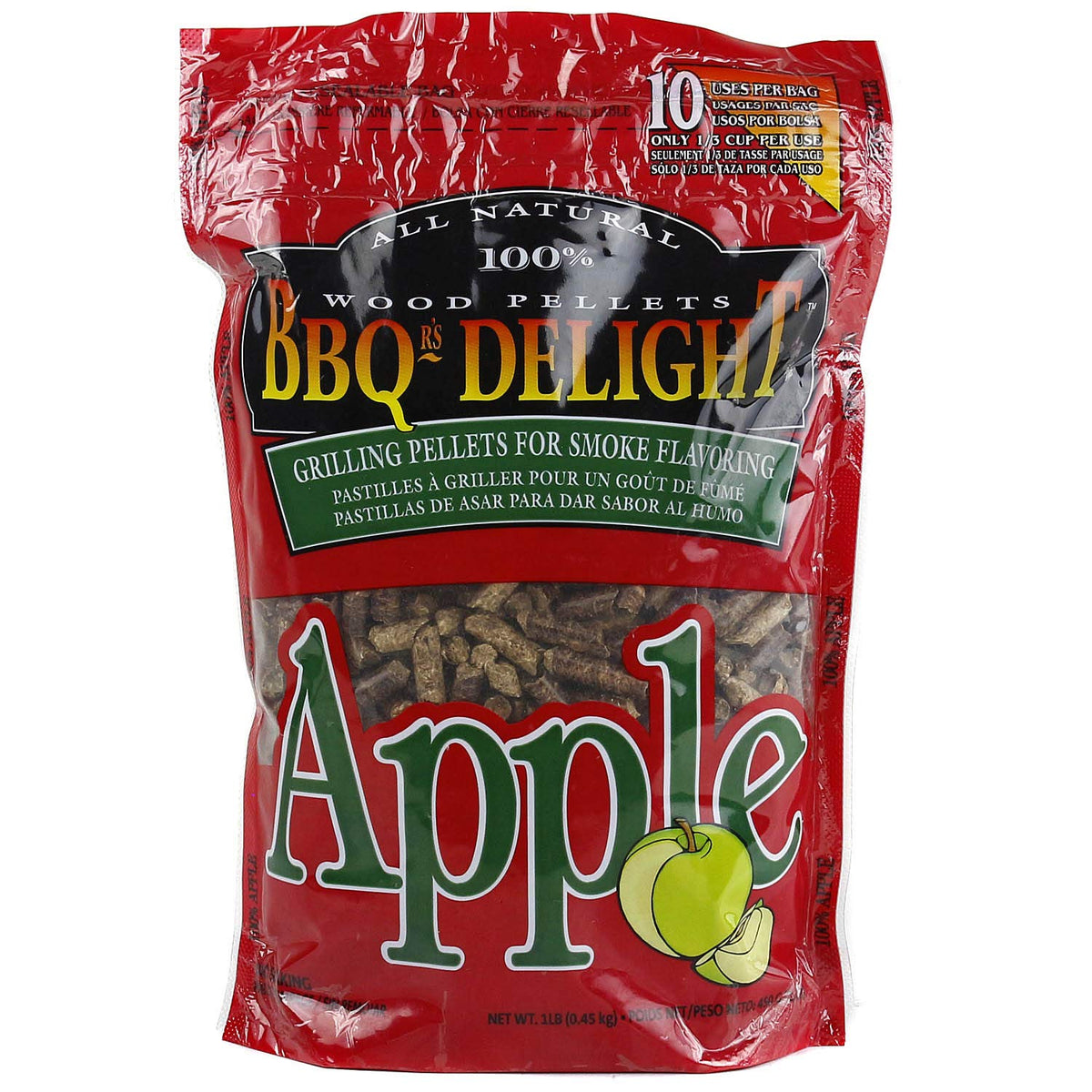 Bbq'Rs Delight Apple Wood Pellets 1Lb Bag