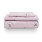 Berkshire Blanket Peanuts Kids Sheet Set, Twin Size - 3 Pieces, Peanuts Snoopy Make A Wish Sheet Scale Spring Pink, Cute Charact