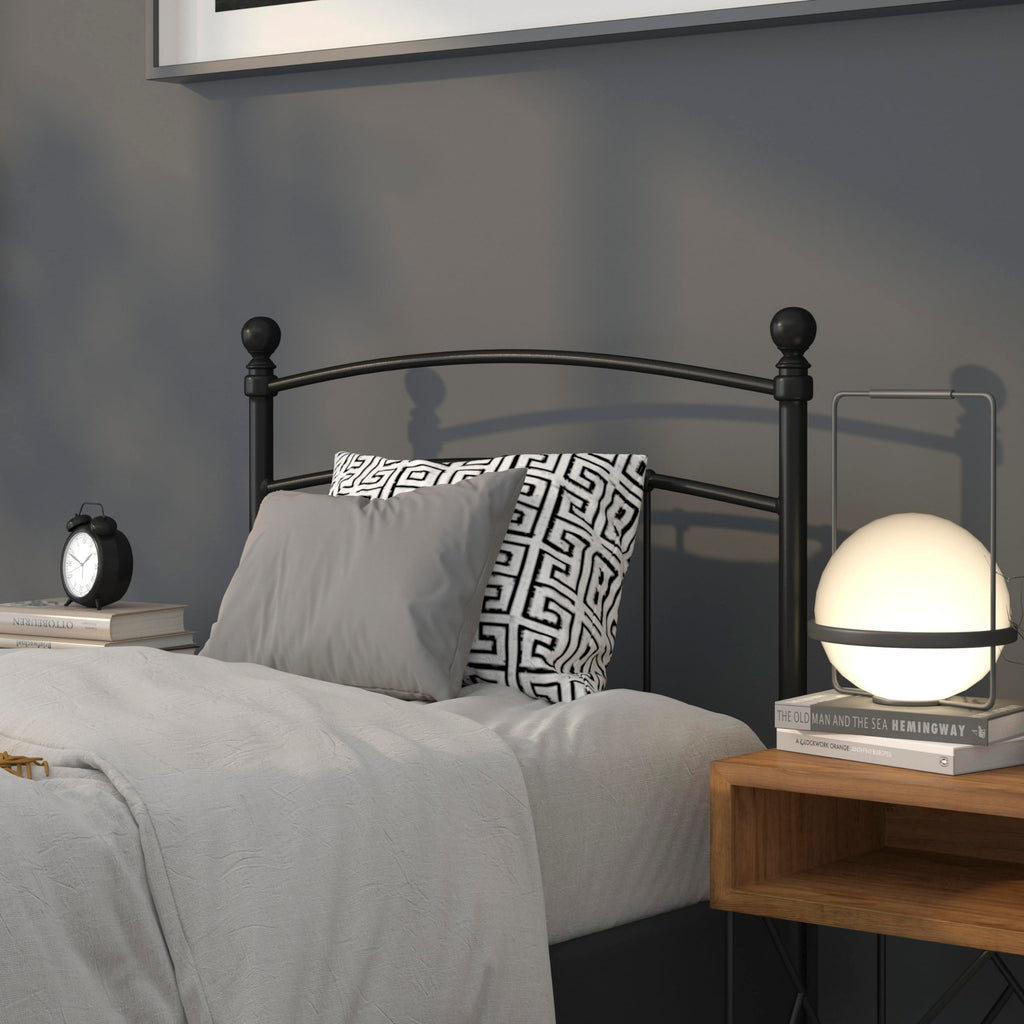 Flash Furniture Woodstock Decorative Black Metal Twin Size Headboard