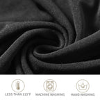 Ascoza 20 Pack Black Spandex Folding Chair Covers In Stretch Washable Fabric For Wedding, Party,Holidays,Celebration And Other Special Events
