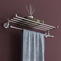 Plantex 304 Grade Stainless Steel Towel Rack with Rod/Towel Hanger for Bathroom/Towel Holder/Stand/Bathroom Accessories  Skyllo