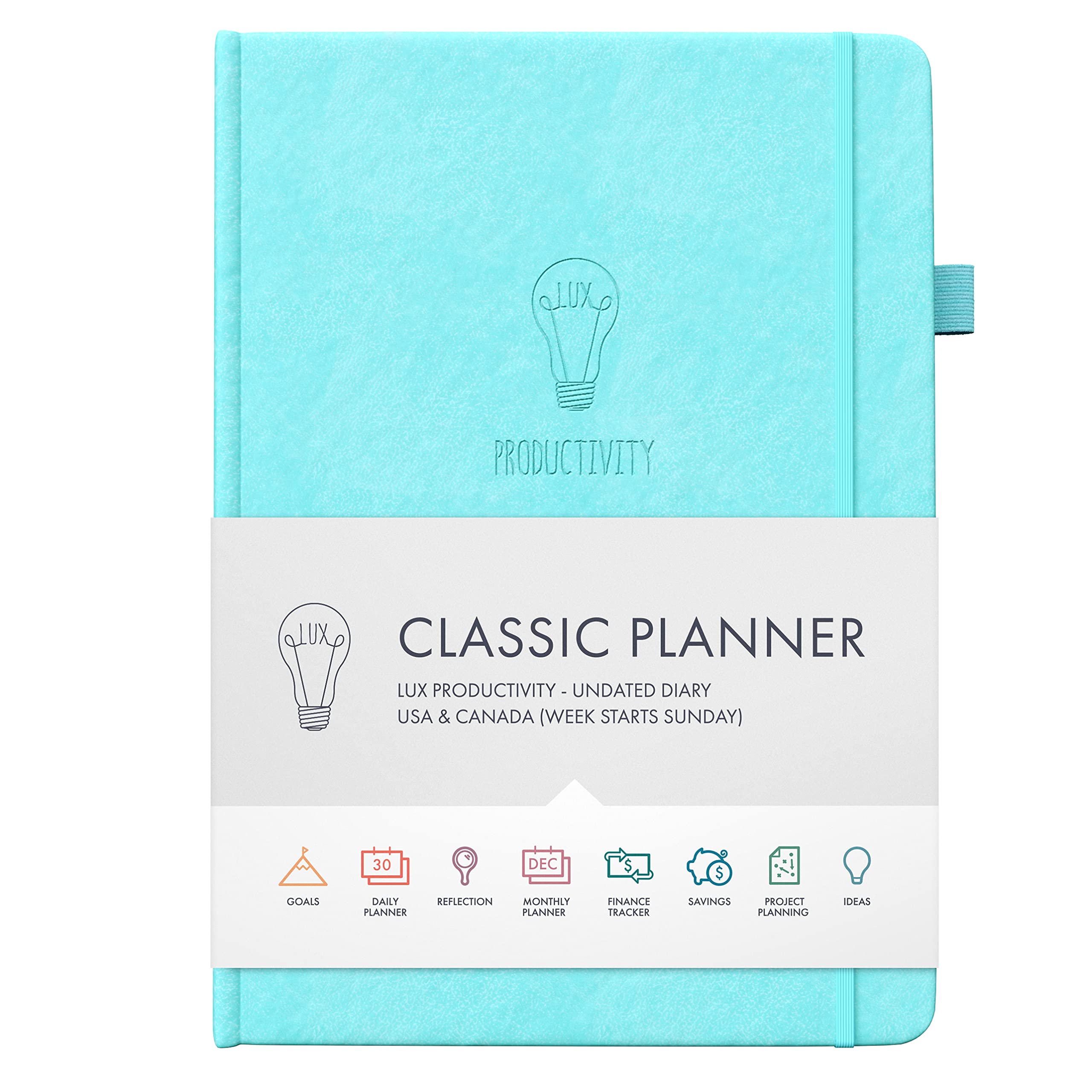 Daily Planner & Hourly Planner - Use This Day Planner To Schedule Your To Do List - Undated 2024 Weekly Planner, Habit Tracker &