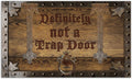 Kiyiyzer Definitely Not A Trap Door Door Mat Funny Entrance Welcome Outdoor Indoor Mats Home Decor Housewarming Gift 17 X 29 Inc