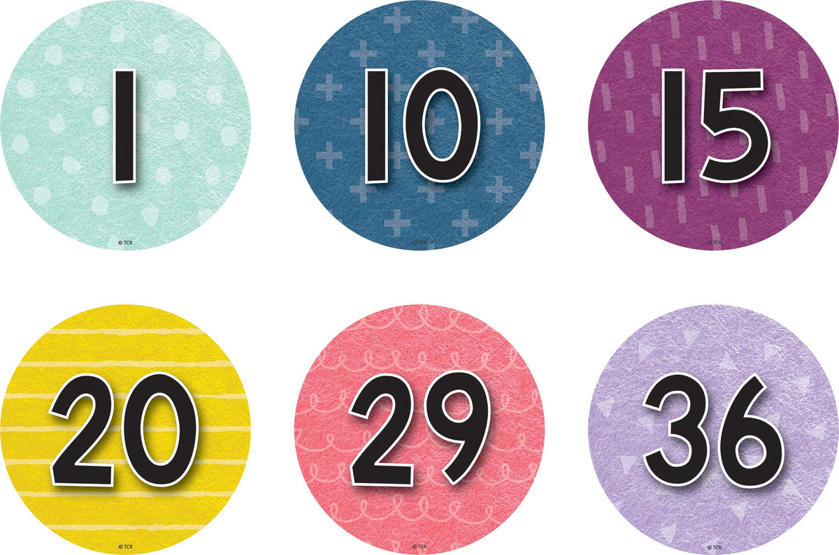 Oh Happy Day Numbers 1-36 Repositionable Labels - 4'
