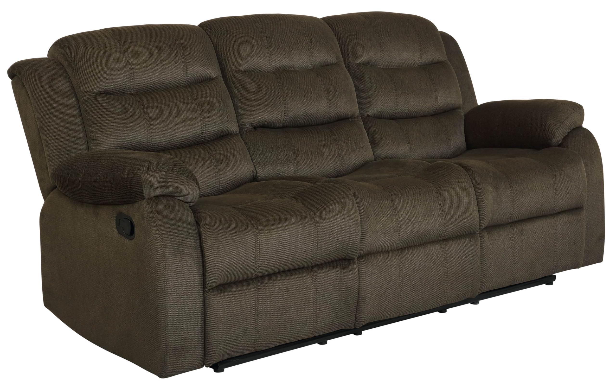 Coaster Rodman 3-Piece Motion Sofa Set, Olive Brown