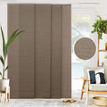 CHICOLOGY Vertical Blinds , Room Divider for Sliding Glass Doors , Temporary Wall , Closet Curtain, Woven Truffle (Natural Woven