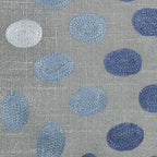 Rizzy Home T3070A Decorative Pillow, 18" x 18", Blue/Silver