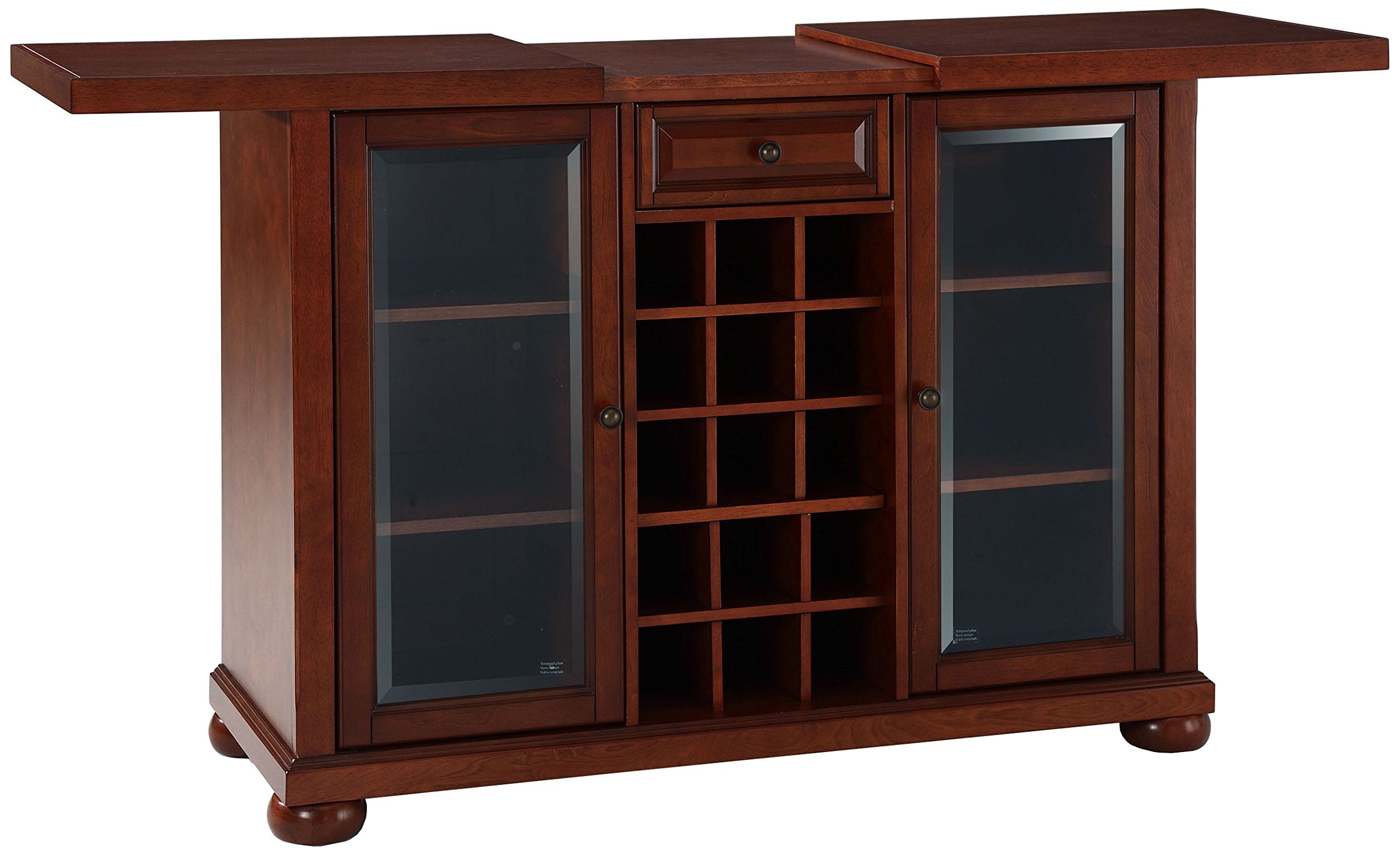 Crosley Furniture Alexandria Sliding Top Bar Cabinet - Thumbnail 2