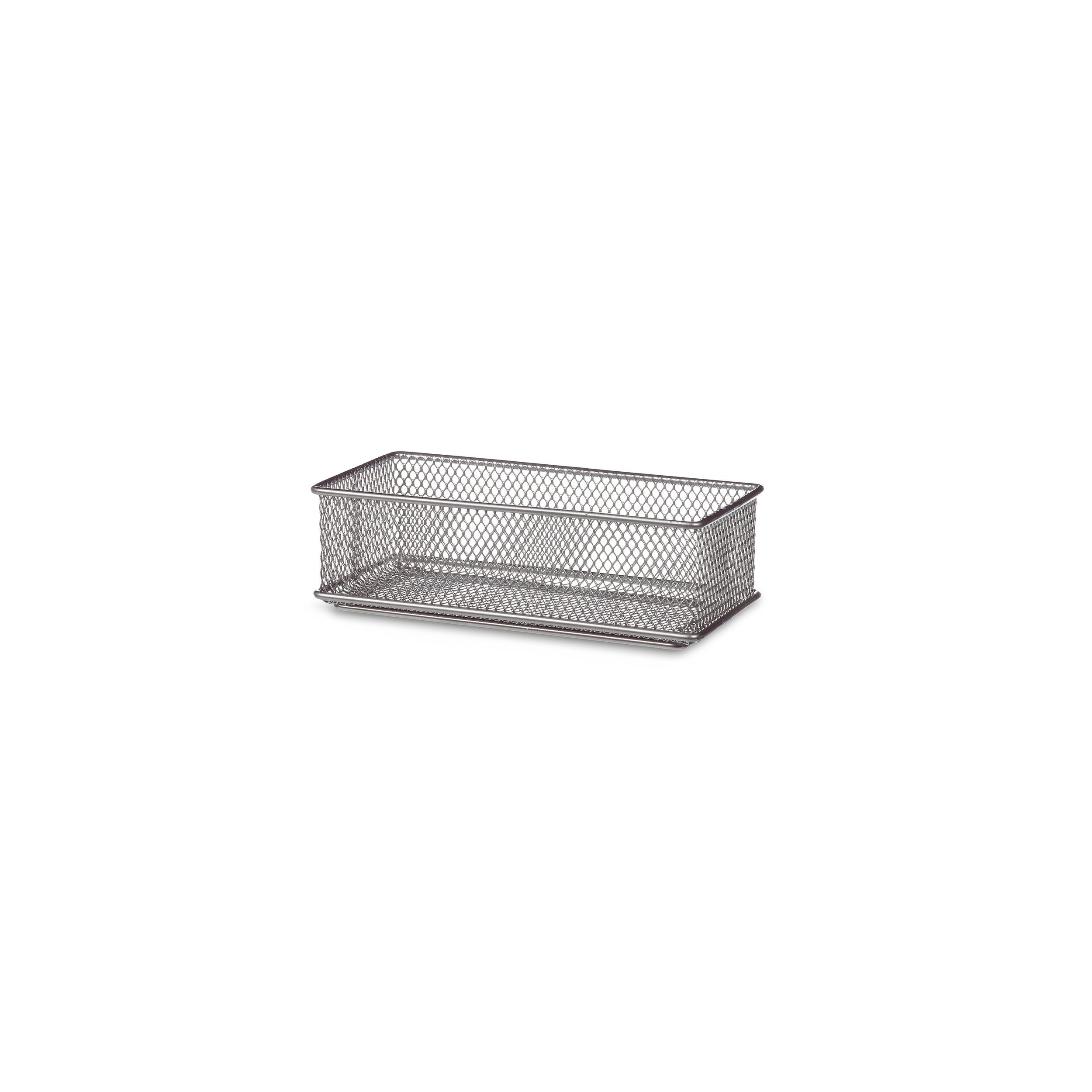 Design Ideas Mesh Drawer Store, Silver, 3 By 6-Inch (120909)