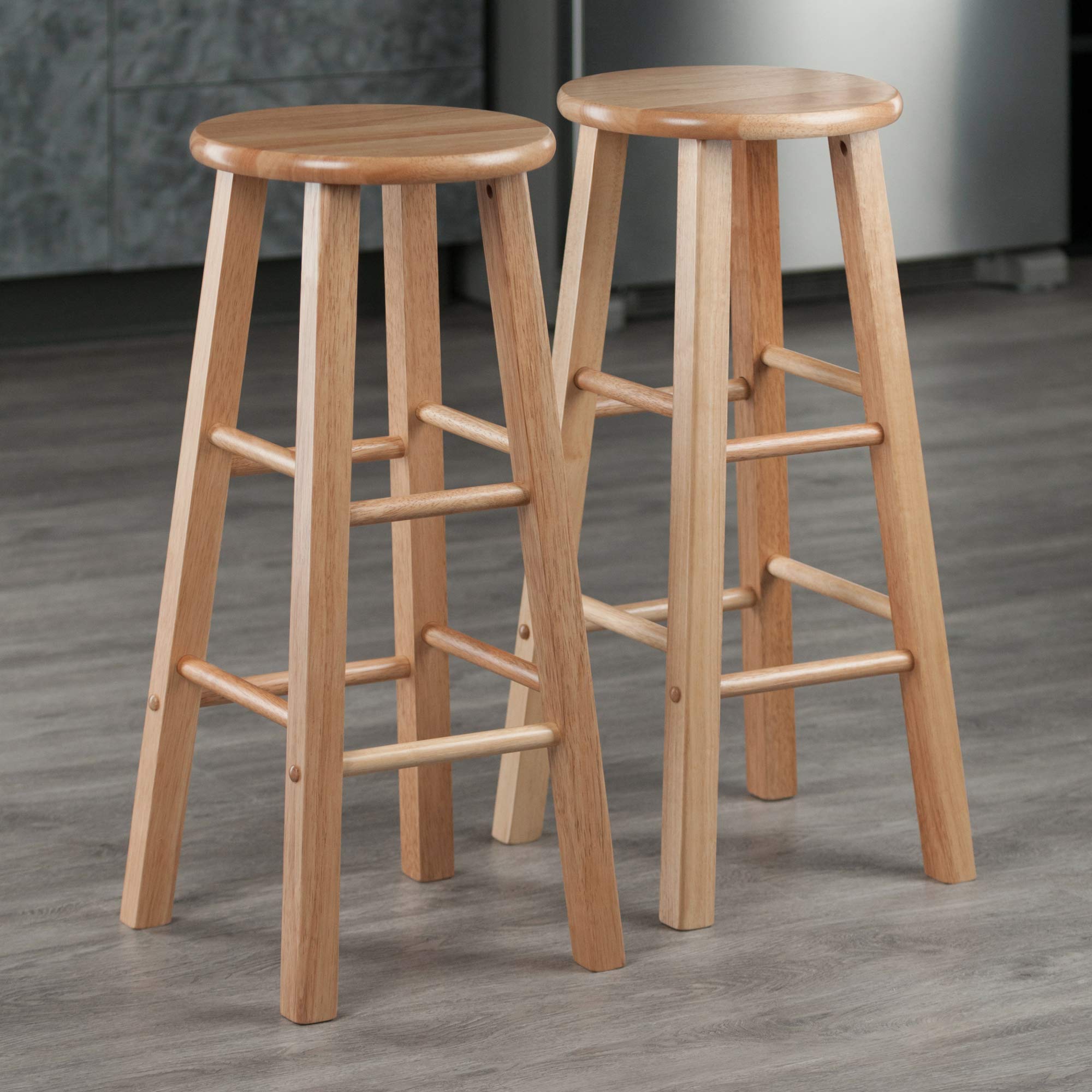 Winsome Element Bar Stools, 2-Pc Set, Natural