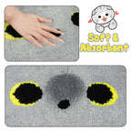 Nigoways Cat Bathroom Rug,Cute Bath Mat,Soft And Absorbent Bath Rugs,Non-Slip Bath Mats,Bathroom Mats For Bathroom,Living Room,B