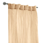 Richmark International Paloma Sheer Dual Header Curtain Panel 52 X 95 In Apricot