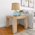 Plank+Beam Modern Square Corner Table, 32, Slim Side Table for Living Room, Mini End Table for Small Spaces, Bedside Night Stand