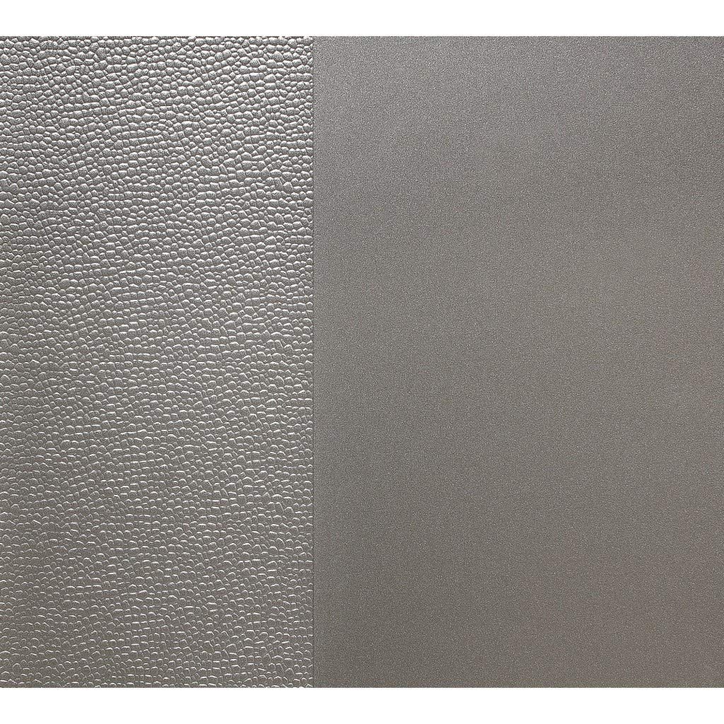 HomeRoots 54' Champagne and Clear Upholstered Faux Leather Bench