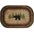Cozy Cabin CC5282 Birch Bear Non Skid Rug 30x46 Brown