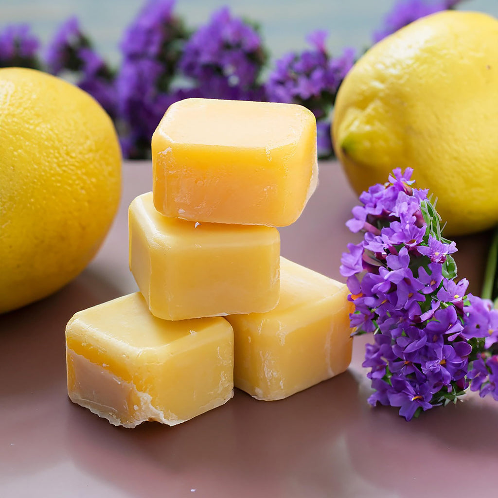 Candlecopia Lemon Verbena Strongly Scented Hand Poured Vegan Wax Melts, 12 Scented Wax Cubes, 6.4 Ounces In 2 X 6-Packs (Lemon V