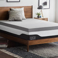 Lucid 4 Inch Mattress Topper Twin - Memory Foam - Bamboo Charcoal Infusion - Cooling Ventilation - Hypoallergenic - CertiPur Cer