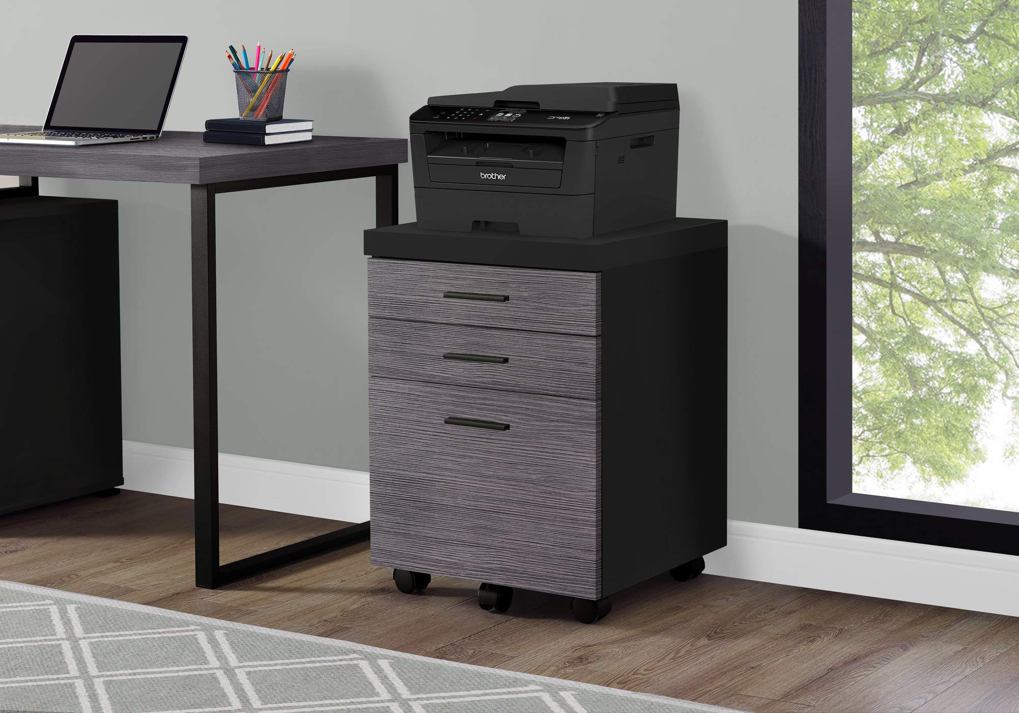 Monarch Specialties Filing Cabinet and Printer Stand
