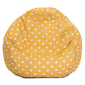 Majestic Home Goods 85907224070 Classic Bean Bag Chair, Small, Yellow
