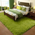 Ophanie Green Grass Area Rugs for Bedroom, 4x6 Shag Fluffy Carpet, Fuzzy Furry Plush Soft Cute Kids Baby Girls Shaggy Bedside In