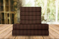 Elegant Comfort Luxury Soft Bed Sheets Dobby Stripe 1500 Premium Hotel Quality Microfiber Softness Wrinkle And Fade Resistant (6